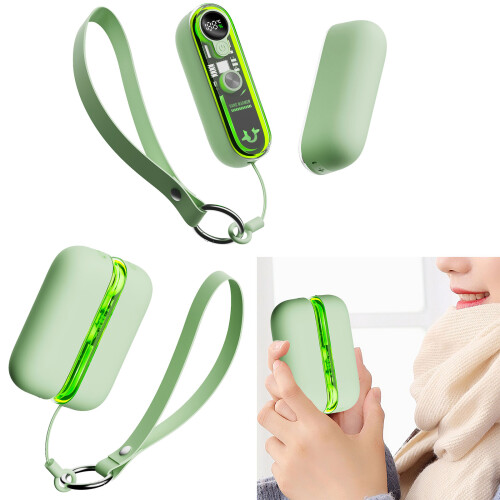 Detachable Magnetic Hand Toastier With LCD Screen-Green 2