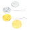 2x Silicone Shampoo Borstel Draagbaar 3