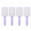4x Gebogen Borstel Nat/Droog Ontwar Styling 1