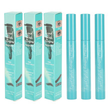 3x Mascara, verlängernd, verdickend, kräuselnd, wasserfest