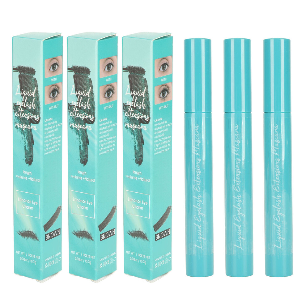 3pcs Mascara Lengthening Thickening Curling Sweat Proof Smudge Free