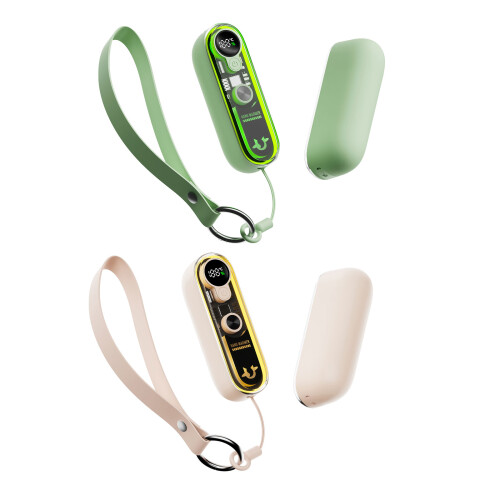 Detachable Magnetic Hand Toastier With LCD Screen-Green 1