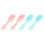 4pcs Long Handle Shampoo Brush Ergonomic Scalp Massaging Pink Blue 2
