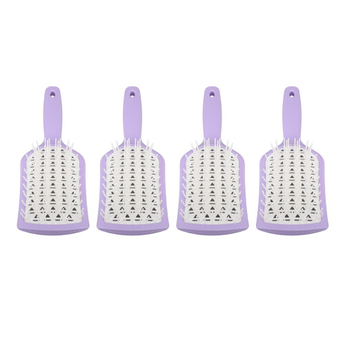 4x Gebogen Borstel Nat/Droog Ontwar Styling 1