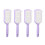 4x Gebogen Borstel Nat/Droog Ontwar Styling 5