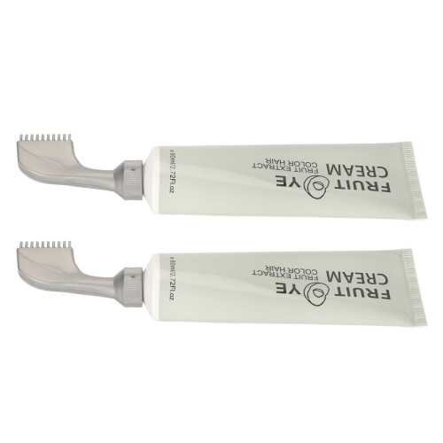 2x Haarfarbcreme mild 80ml mit Kamm 2