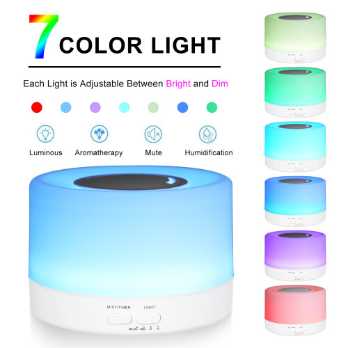 500ml Luftbefeuchter 7-Farb-LED Diffuser