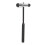 (Black) Neurological Reflex Hammer Aluminum Alloy Testing Comfortable Grip Red 1