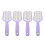 4x Gebogen Borstel Nat/Droog Ontwar Styling 3