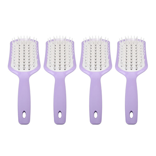 4x Gebogen Borstel Nat/Droog Ontwar Styling 2