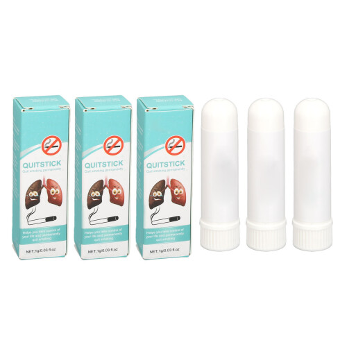 3x Breathe Free Quick Stick 0.04oz Raucherinhaler