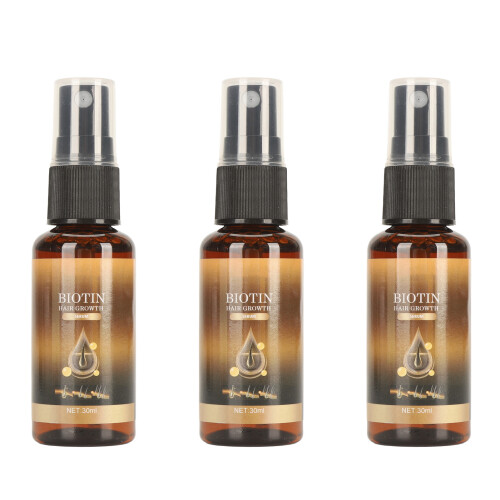 3x Biotine Haar Groei Spray 30ml Ginger Ginseng 1