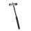 (Black) Neurological Reflex Hammer Aluminum Alloy Testing Comfortable Grip Red 2