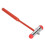 (Red) Neurological Reflex Hammer Aluminum Alloy Testing Comfortable Grip Red 4