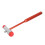 (Red) Neurological Reflex Hammer Aluminum Alloy Testing Comfortable Grip Red 2
