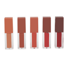 P1202 5pcs Liquid Lipstick Pumpkin Matte Velvet Long Lasting