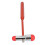 (Red) Neurological Reflex Hammer Aluminum Alloy Testing Comfortable Grip Red 3