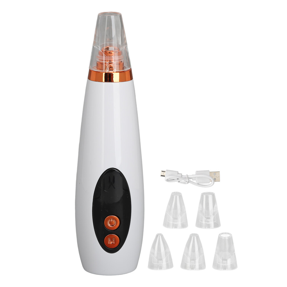 Vacuum Blackhead Machine 6 Suction Heads 3 Levels Rechargeable 461605359045