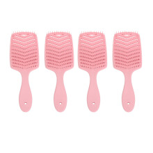 4pcs Vented V-Shape Hair Brush Speed Dry