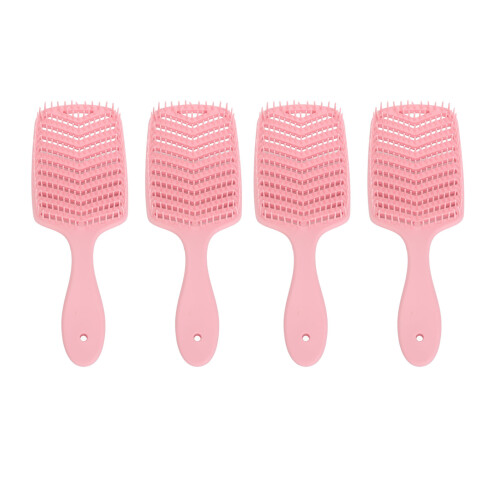 4pcs Vented V-Shape Hair Brush Speed Dry