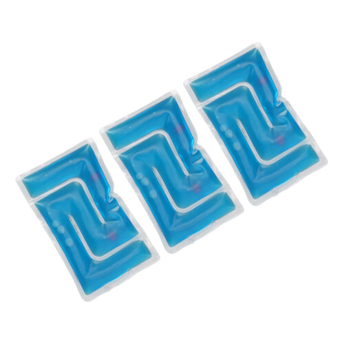 (Blue) Wiederverwendbare Gelperlen-Eispacks Schmerzlindernd Blau 2