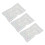(White) Wiederverwendbare Gelperlen-Eispacks Schmerzlindernd Blau 5