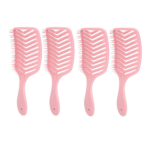 4pcs Vented V-Shape Hair Brush Speed Dry 2