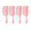 4pcs Vented V-Shape Hair Brush Speed Dry 4
