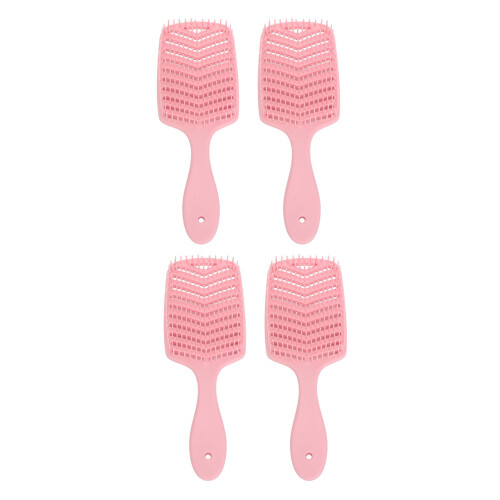 4pcs Vented V-Shape Hair Brush Speed Dry 1