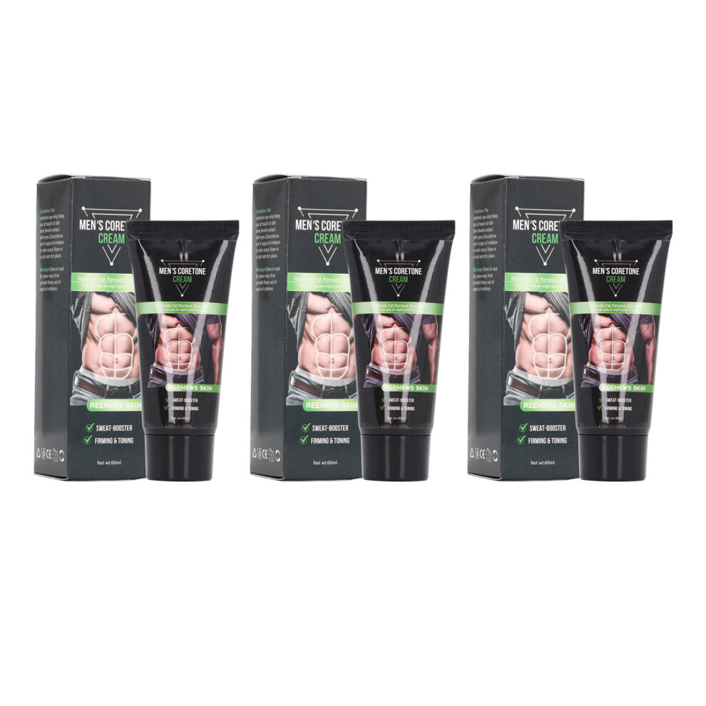 Cream 3Pcs Men Fat Burning 60Ml Belly Firming Slimming Cellulite