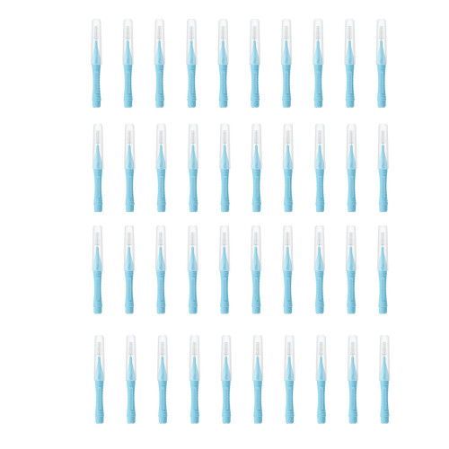 40pcs Zahnzwischenraumbürsten Entfernt Speisereste Karies
