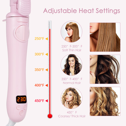 Automatic Curling Iron Porcelain Rotating Electric Wave Curls 2