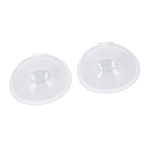 2Pcs Breastmilk Collector Shell Silicone Portable Prevent Leakage 2