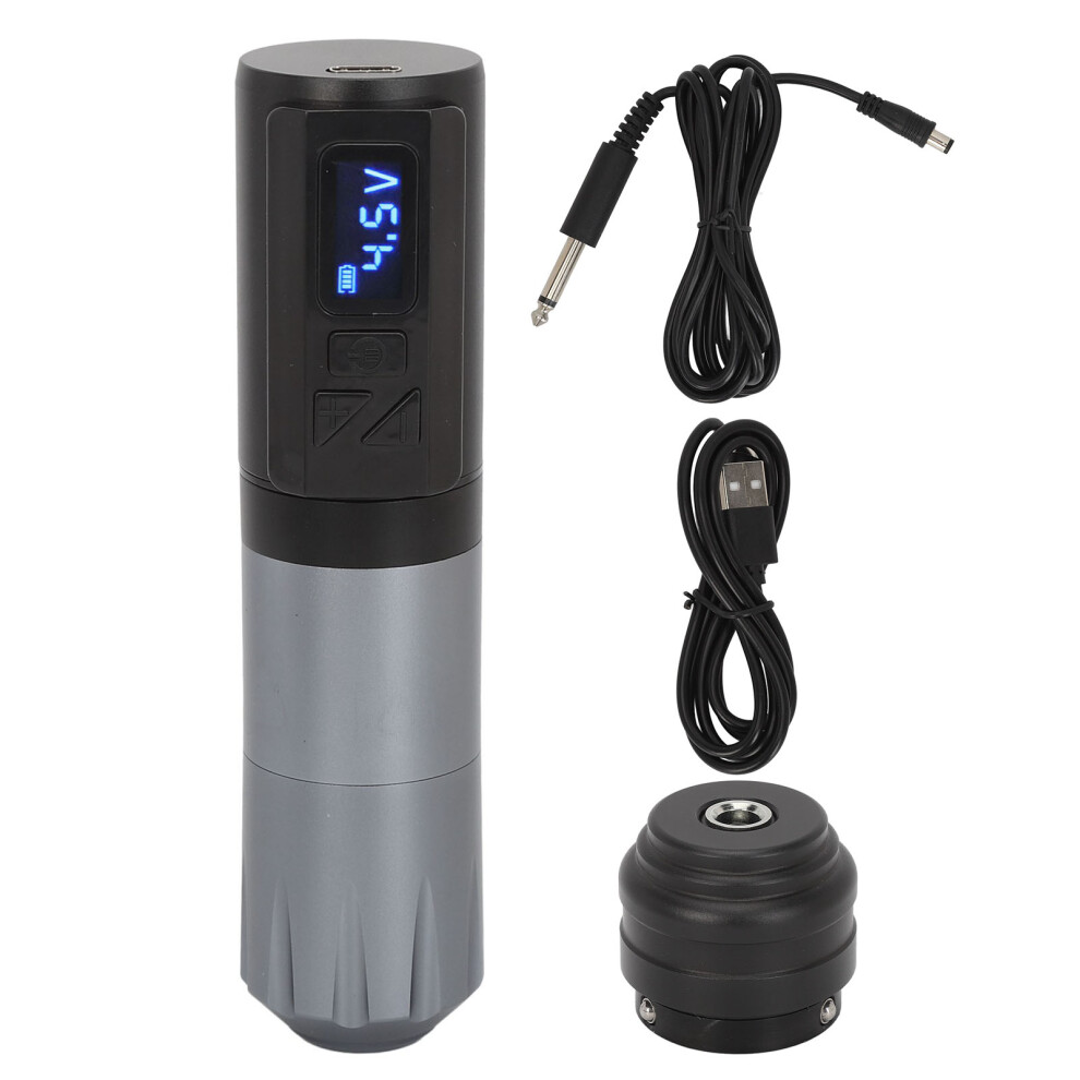 Wireless Rotary Tattoo Pen 1800mAh OLED 3.5mm Fast Charging 2 in 1