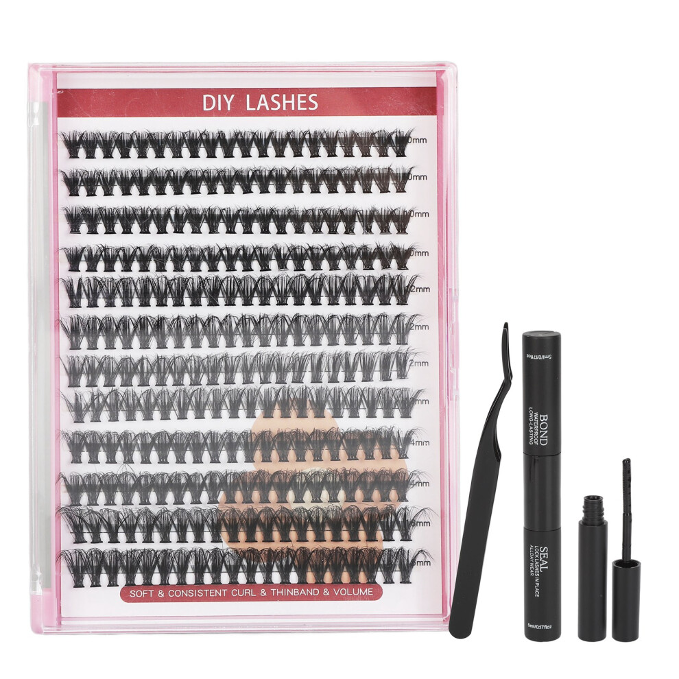 (40D 12 Rows 240 Clusters) Lash Extension Kit 30D+40D 16 Rows 320 Clusters