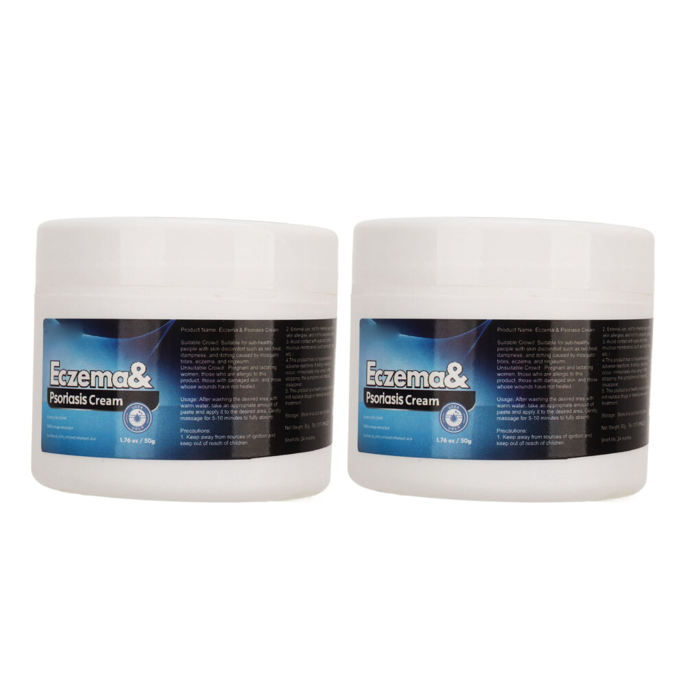 Cream 2Pcs Eczema Psoriasis 50G Itch Relief Skin Repair