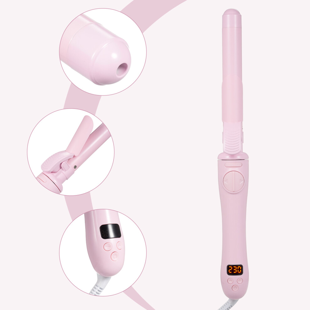 Automatic Porcelain Rotating Curling Iron for Big Wave Curls