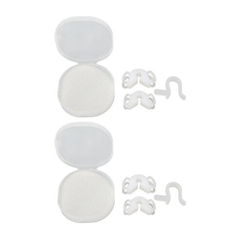 2 Apribocca in silicone resistenti al calore, bianchi