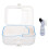 Denture Storage Box with Mirror & Deep Clean Brush 1