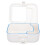 Denture Storage Box with Mirror & Deep Clean Brush 3