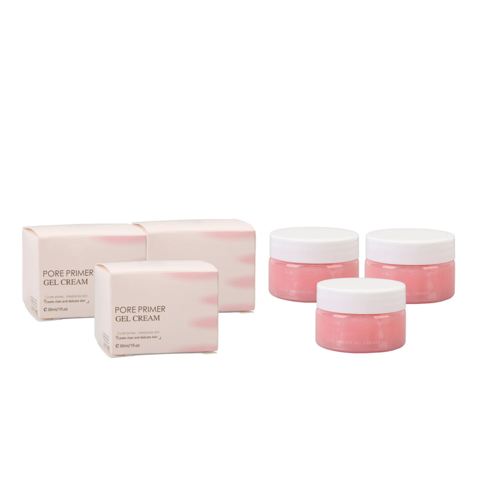 Cream 3Pcs Pore Primer Gel Facial Base 30Ml With Spoon