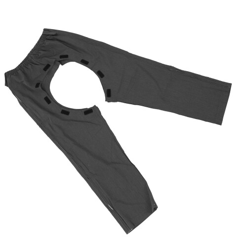 (L) Bettwäschehose Grau mit Druck, Größe L 1