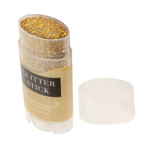 Goldener Körperglitter-Stick mit holografischen Pailletten, 0.6oz