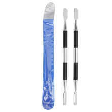 2x Roestvrij Staal Nagelstokjes Manicure Set