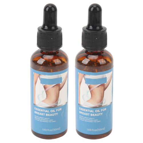2x Bust Plumping Oil Collagen Rose 50ml 2