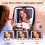 Cosmetictas met LED & Spiegel Roze Groot 4