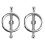 Adjustable Rustproof Metal Nipple Ring Clamps 2
