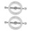 Adjustable Rustproof Metal Nipple Ring Clamps 3