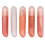 5-teiliges Flüssig-Rouge-Set, lang anhaltend, leichte Textur 1