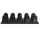 (Black) Psoas Muscle Release Tool 5 Sections Deep Tissue Massage 1